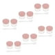 thumbnail image 1 of 12 recipientes vacíos para muestras cosmética tapa redonda de plástico con tapón de rosca, y Rosado Zulema Envases de rosca, 1 of 8