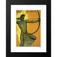 thumbnail image 2 of Fritz Erler 14x18 Black Modern Framed Museum Art Print Titled - The 9th Arrow, Draws War Bond (1916), 2 of 5