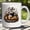 White-11oz, variant on 1pc Elegant Coffee Mug with Latte Art & Pastry Design - Ceramic Cup with Coffee Design, Perfect for Morning Brews, Office, Party Favors