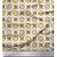 thumbnail image 1 of Soimoi Poly Georgette Fabric Geometric & Flower Artistic Print Sewing Fabric Yard 42 Inch Wide, 1 of 3