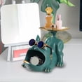 thumbnail image 3 of GROWTH TANK Dog Desk Storage Tray Statue Candy Jewelry Tray Multifunction Decorative Storage Green, 3 of 7