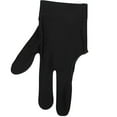 thumbnail image 3 of Billiard Unisex Snooker Billiard Cue Glove Pool Left Hand Open Three Finger Glovesblack, 3 of 7