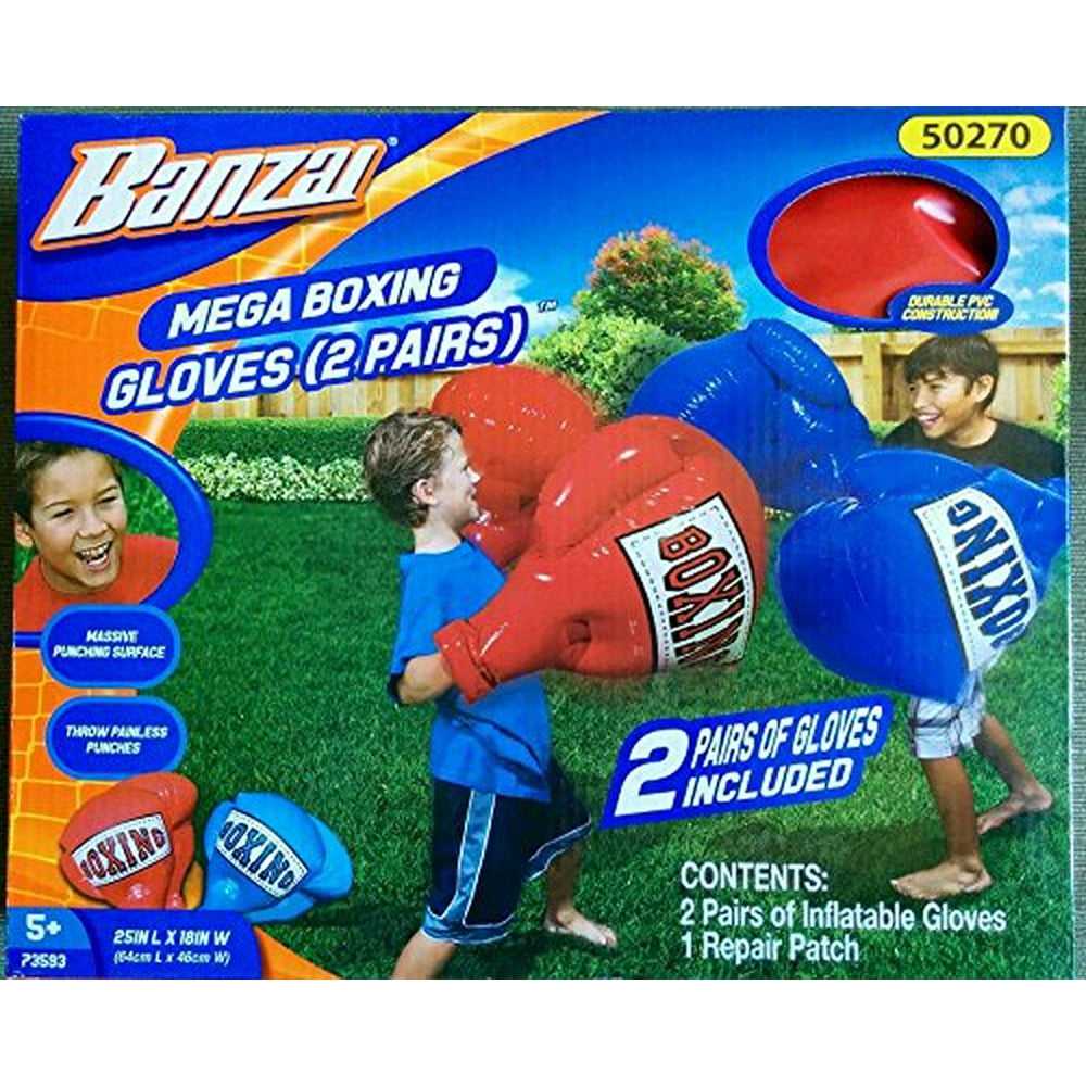 Banzai Mega Boxing Gloves with TWO Pairs of Gloves!
