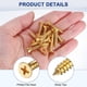 thumbnail image 2 of Uxcell Paquete de 25 Tornillos de Madera, M5 x 25mm Cabeza Plana Phillips de Latón, 2 of 6