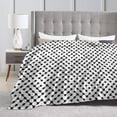 thumbnail image 6 of ZNDUO Abstract Psychedelic Geometric Line Texture Pattern Throw Blanket, Lightweight Cozy Soft Throw Blanket for Couch, 40"x30" Throw Blankets for Bed, 6 of 8
