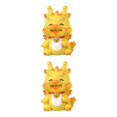 thumbnail image 4 of Inteprter De Dragón De Resina Cautiva La Atención De Dragón En Varios Estilos Y Colores Múltiples Dragón Pequeño Amarillo-B Amarillo Pequeño dragón-B 2Conjunto, 4 of 6
