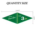 thumbnail image 3 of VOWFOO Golf Themed Toothpick Flags, 20 PCS Par 3 Let's Par-Tee Birthday Cocktail Picks Mini Stick Cupcake Toppers for 3rd Birthday Party Food Bar Decorations, 3 of 7
