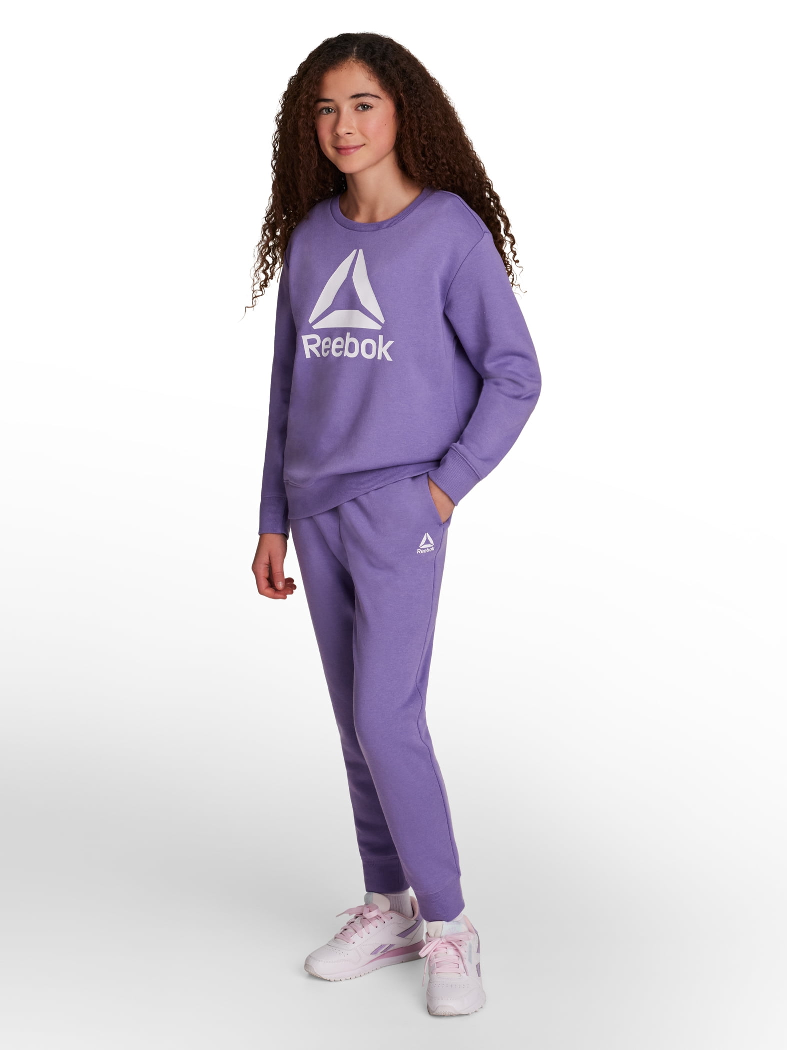 Reebok Girl's Game Day Fleece Signature Jogger, Sizes 4-18