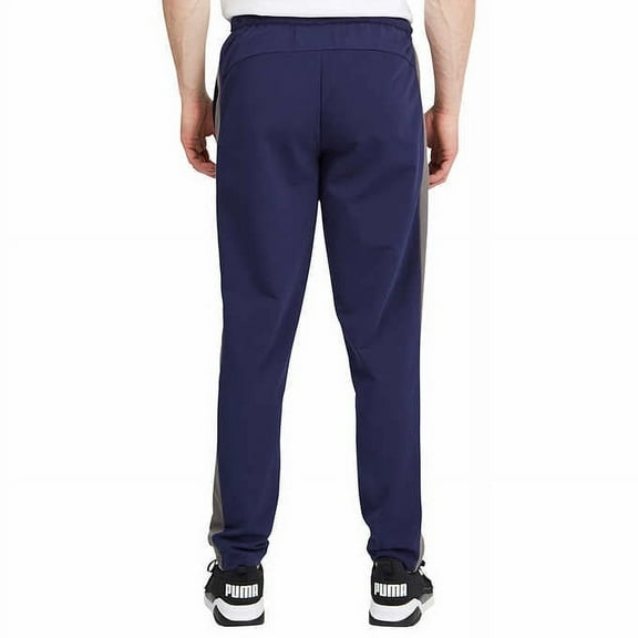 PUMA Mens Pants Male Dual Side Seam Pockets Blue Medium Size Training Jogger Pant for Men