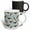 Multicolor, variant on 3drose, Beagle Paws and Bones Dog Pattern, 15oz Two-tone Black Mug