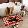 thumbnail image 5 of Diatomaceous Earth Bath Mat Fast Drying Non-Slip, Horse Print Absorbent Bathroom Rug for Kitchen Laundry Room Floor, Easy Clean 40x60cm, 5 of 5