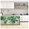 thumbnail image 4 of Self-Adhesive Exotic Green Leaves Wall Stickers - Waterproof PVC Plant Decals - DIY Nature Wall Art for Bedroom, Living Room, Nursery, Office - Peel and Stick Home Decor, 30*90CM*2PCS typesetting, 4 of 8