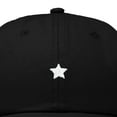 thumbnail image 2 of Dalix Lil Star Embroidered Cotton Cap Outdoor Dad Hat Womens in Black, 2 of 4