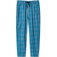 thumbnail image 1 of Mens Pajama Pant Lounge Pants Sleepwear Pants Soft Cotton Plaid with Pockets& Drawstring, 1 of 1