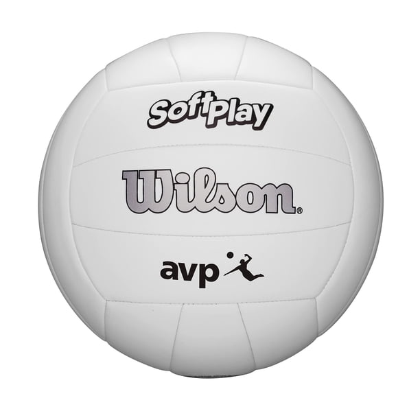 Voleibol Wilson AVP Soft Play, talla oficial, color blanco
