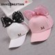 thumbnail image 2 of Gorra de malla para niños, gorro de béisbol con lazo grande, Snapback, Hip Hop, oreja de conejo, perla, primavera y verano Fivean unisex, 2 of 2