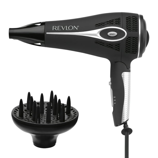 Revlon Pro Collection Style and Go Retractable Cord Folding Handle Hair Dryer
