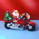 thumbnail image 5 of Adorno Navideño Luminoso Led Resina Santa Conduce Una Motocicleta Figuritas Para Sala De Estar Dormitorio Estudio Vogacara HA037849-00, 5 of 6