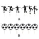 thumbnail image 3 of Billuyoard Adornos para cupcakes con tema de fútbol, decoración para pasteles DIY, balón de fútbol, decoración para cupcakes, Kits de decoración para fiestas negro blanco, 6 uds. 3.9 pulgadas, 3 of 3