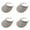 Grey, variant on 1/2/4Pcs 21.6-23.2 Inch Sun Visor Hats for Women Summer Wide Hat Clip On - Stretch Adjustable Lightweight Outdoor Visors, Cotton Linen -On Cap - For Sports Running & Cycling