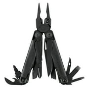LEATHERMAN, Surge Heavy Duty Multitool with Premium Replaceable Wire Cutters and Spring-Action Scissors, Black with MOLLE Sheath