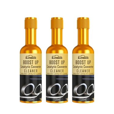 WENXUAN 3* Boost Up Vehicle Engine Catalytic Converter Cleaner Deep- Multipurpose (3pcs)