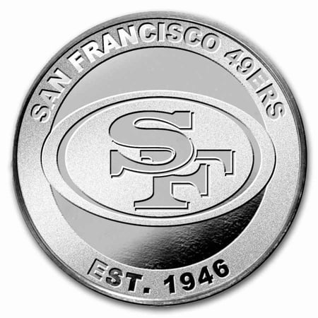 NFL San Francisco 49ers 1 oz Silver Round