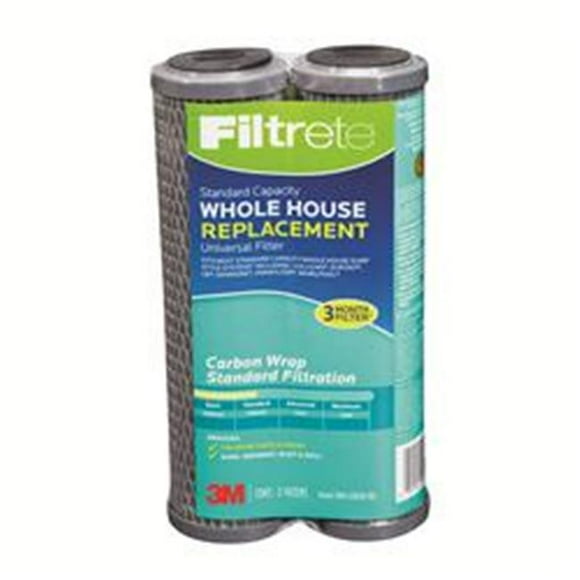 Filtrete Purificateurs d'Air 3WH-STDCW-F02 Filtrete Filtre de Remplacement au Carbone pour Toute la Maison, 2 Unités