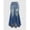 Blue, variant on Skirt With Fish Tail Hem Blue-2