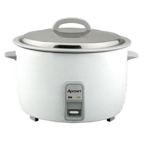 Adcraft RC-E25 Heavy-Duty Commercial Rice Cooker with a 25 Cup Capacity, 1550-Watts, 120v,White