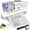 White Printer-10pcs Paper, variant on Portable Thermal Printer for A4 Documents & Tattoo Stencils, Wireless USB Phone PC Compatible