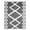 Cream/Black, variant on Everloom Temara Lena Bohemian Geometric Area Rug, Cream/Black, 5'2"x7'2"