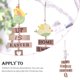 thumbnail image 4 of Ounissouiy Colgante de pared para decoración de árbol de Navidad, colgador de puerta de con múltiples patrones, accesorio DIY, accesorios para Kits de decoración para fiestas patrón de conejo Ounissouiy HA069467-03, 4 of 6