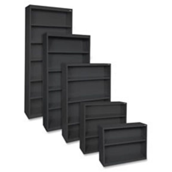 Steel Bookcase - Black