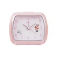 thumbnail image 3 of Reloj despertador silencioso y sencillo de 4,7 pulgadas para mesita de noche con un bonito reloj luminoso para estudiantes, niños y adultos (cuadrado rosa), 3 of 5