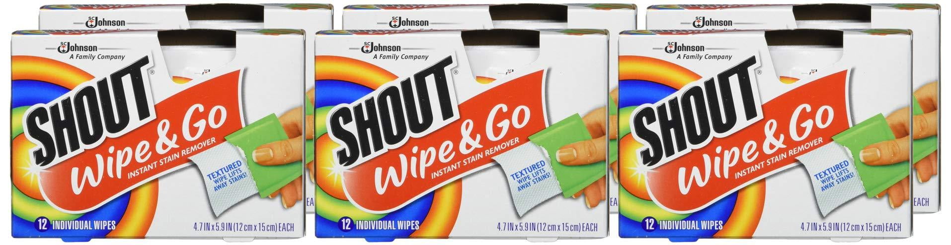 Shout Wipe & Go, Instant Stain Remover wipes x 12 wipes – Just4Jets