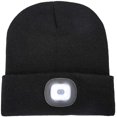 thumbnail image 2 of Gorro de cabeza LED, gorro para correr recargable por USB, ultrabrillante, 4 LED, resistente al agua, para invierno, cálido, regalos para hombres y mujeres kaili Sencillez, 2 of 5