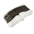thumbnail image 3 of Comfort Plus CLFS50 50 in. Fleece English Girth with Double Elastic - Brown with White, 3 of 7