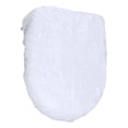 thumbnail image 7 of 1 Pcs Microfiber Toilet Lid Cover, Soft Velvet Toilet Cover Machine Washable Absorbent Comfortable Durable Adjustable Toilets Seat Covers Fits Most Toilets Lids Elastic Bottom Fabric Seat, 7 of 7