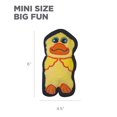 thumbnail image 2 of Outward Hound Durable Plush Squeak Dog Toy Invincibles Mini Duck, 2 of 6