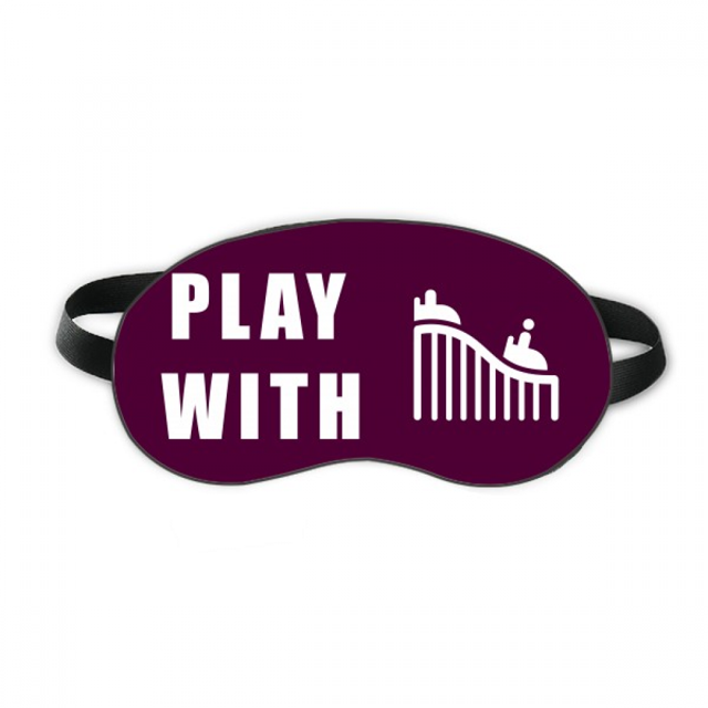Roller Coaster Game Sleep Eye Shield Soft Night Blindfold Shade Cover