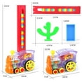 thumbnail image 4 of 80Pcs  Children‘S Domino Automatic Licensing Train Color Puzzle Building Blocks Electric Toy, 4 of 6