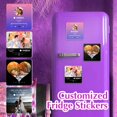 thumbnail image 3 of TQEHS Pegatinas de música personalizadas para el refrigerador, imán de álbum personalizado para el refrigerador con foto, lindo imán de música divertido para el refrigerador que puede reproducir canci, 3 of 6