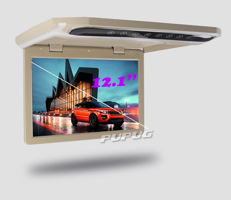 HD 12.1 inch USB SD HDMI FM Car 1080P Car Roof-mount//Flip down//Car Ceiling Wide//Over head Display//Drop Down LCD Monitor
