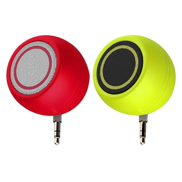 2 Portátil, Para Teléfono De Línea Incorporado De 350 MAh Con Interfaz de sonido AUX De 3,5 Mm Hugo Reproductor de audio de música