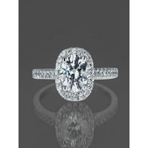 Limited Time Sale 1 Carat Diamond Engagement Ring in 10k White Gold on Sale Under 400