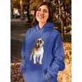 thumbnail image 2 of English Bulldog Hoodie Women -SPIdeals Designs, Female Medium, 2 of 4