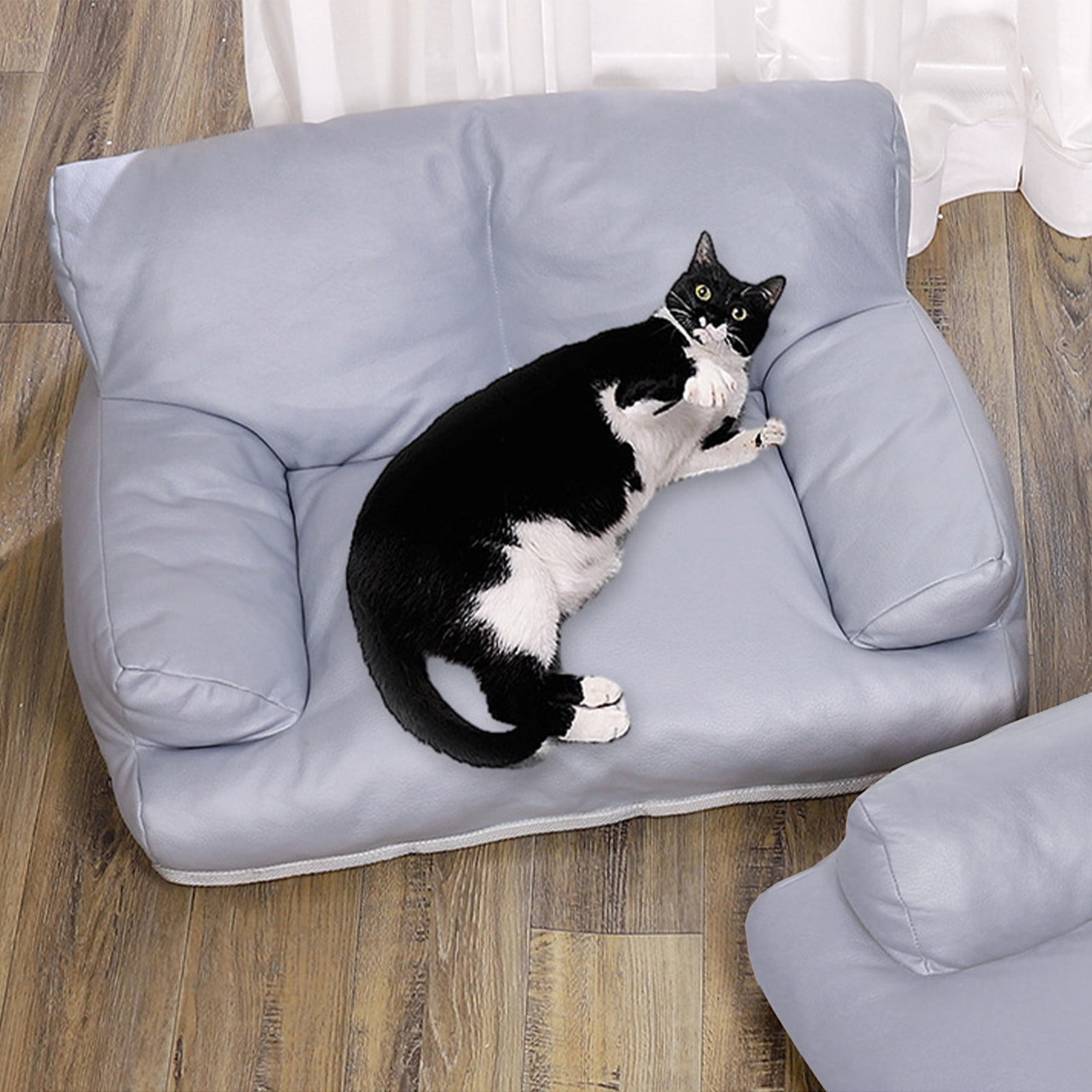 Nebwoak Pet Sofa Bed,Soft and Comfortable Cat Sofa Bed Suitable for Indoor Cats,Non-Slip Base
