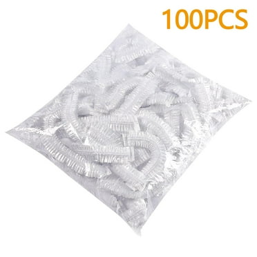 MICLOZYT 100pcs 15.74" Reusable Elastic Stretch Fresh Keeping Covers,Household Fresh-keeping Food Grade Disposable Cling Film Fresh-keeping Bags,Universal Kitchen Plastic Wrap,Clearance