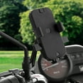 thumbnail image 2 of EeaseCA Support Anti-Vibration à Cinq Griffes pour Moto Électrique, Rotation à 360 Degrés, Verrouillage Automatique, Support de Téléphone Portable, Noir (Type Miroir), 2 of 7